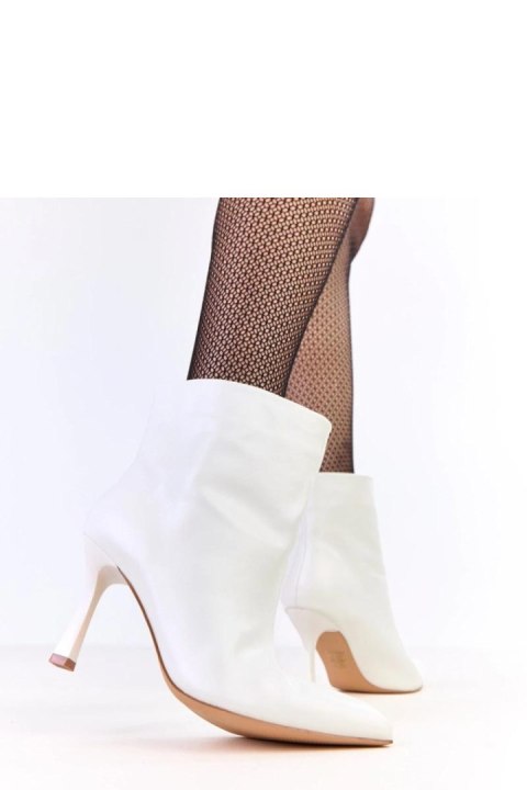 Botki Model Laursa 2I2A-AX2629-03 White - Solea Solea Botki Model Laursa 2I2A-AX2629-03 White - Solea Solea