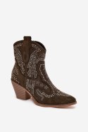 Botki Model Lelira 3258 Dark Green - Step in style Step in style