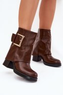 Botki Model Milira C-347 Brown - Step in style Step in style