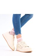 Buty Sportowe Model Adelis A-129 Beige - Solea Solea Buty Sportowe Model Adelis A-129 Beige - Solea Solea