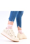 Buty Sportowe Model Adelis A-129 Beige - Solea Solea Buty Sportowe Model Adelis A-129 Beige - Solea Solea