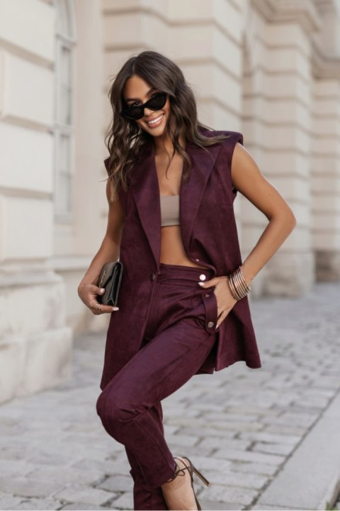 Kamizelka Model Ruby 387251143 Bordo - LaBalancia LaBalancia