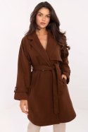 Płaszcz Damski Model IT-PL-A9589.58 Brown - Rue Paris Rue Paris