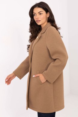 Płaszcz Damski Model IT-PL-FL8153.60 Camel - Rue Paris Rue Paris