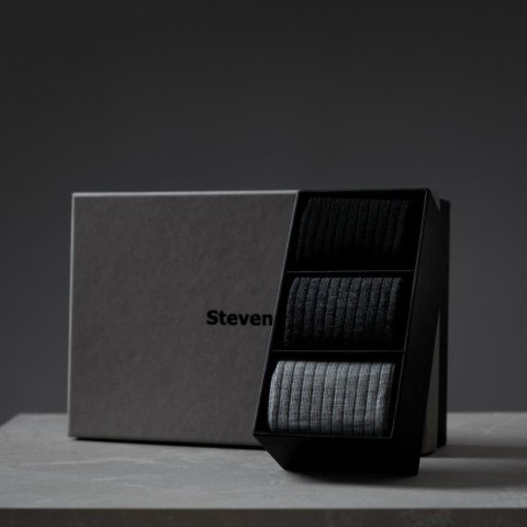 SKARPETY DAMSKIE 175 WEŁNA MERYNOS BOX 3PAK STEVEN