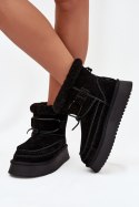 Śniegowce Model Big Star SS274372 Black - Step in style Step in style