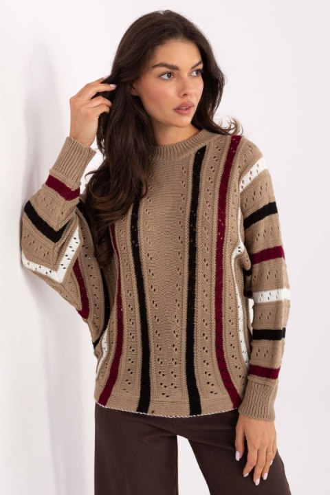 Sweter Damski Model IT-SW-93115.13 Beige - Factory Price Factory Price