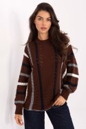 Sweter Damski Model IT-SW-93115.13 Brown - Factory Price Factory Price