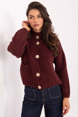 Sweter Damski Model MI-SW-WM218.02 Bordo - Italy Moda Italy Moda