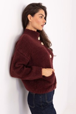 Sweter Damski Model MI-SW-WM218.02 Bordo - Italy Moda Italy Moda