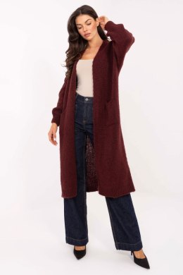 Sweter Kardigan Model MI-SW-WM6155.82 Bordo - Italy Moda Italy Moda