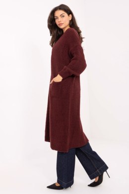 Sweter Kardigan Model MI-SW-WM6155.82 Bordo - Italy Moda Italy Moda
