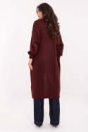 Sweter Kardigan Model MI-SW-WM6155.82 Bordo - Italy Moda Italy Moda