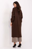 Sweter Kardigan Model MI-SW-WM6155.82 Dark Brown - Italy Moda Italy Moda