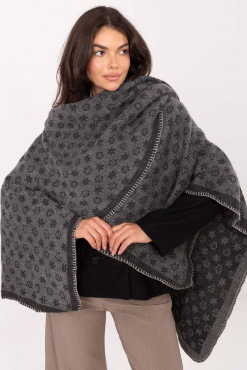 Sweter Ponczo Model AT-PN-7661.89 Dark Grey - Factory Price Factory Price