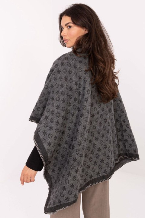 Sweter Ponczo Model AT-PN-7661.89 Dark Grey - Factory Price Factory Price Sweter Ponczo Model AT-PN-7661.89 Dark Grey - Factory Price Factory Price