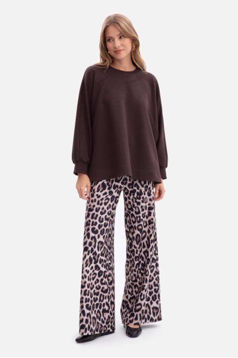 Bluza Damska Model B306 Gorzka Czekolada - BeWear BeWear