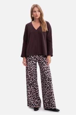 Bluzka Model B304 Gorzka Czekolada - BeWear BeWear