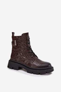 Botki Model Artiker 57C1007 Czekolada - Step in style Step in style