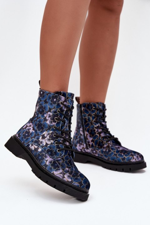 Botki Model Artiker 57C1052 Navy - Step in style Step in style