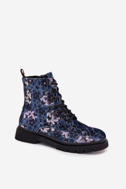 Botki Model Artiker 57C1052 Navy - Step in style Step in style