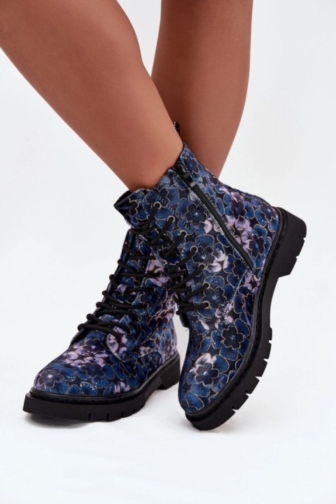 Botki Model Artiker 57C1052 Navy - Step in style Step in style Botki Model Artiker 57C1052 Navy - Step in style Step in style