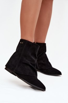 Botki Model Tavella JJ85P Black - Step in style Step in style