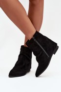 Botki Model Tavella JJ85P Black - Step in style Step in style