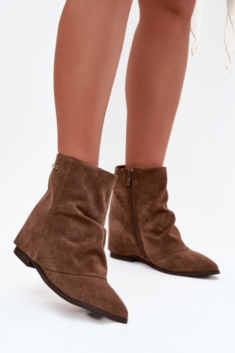 Botki Model Tavella JJ85P Brown - Step in style Step in style