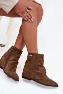 Botki Model Tavella JJ85P Brown - Step in style Step in style