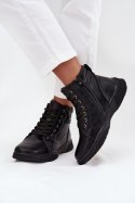 Botki Model Ulverina 24BT02-7978 Black - Step in style Step in style