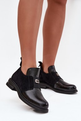 Botki Model Vinceza 58560 Black Lakier - Step in style Step in style
