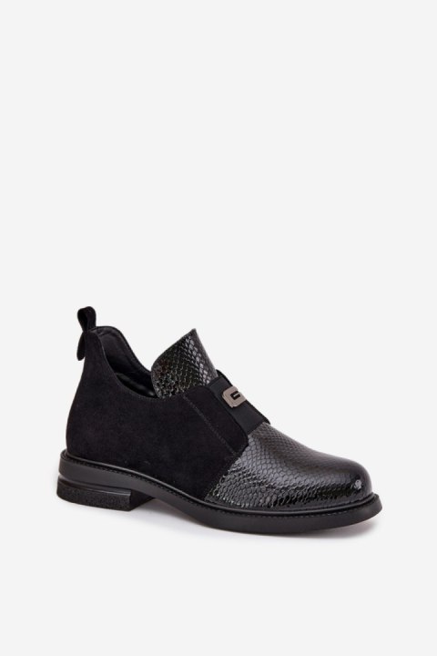 Botki Model Vinceza 58560 Black Lakier - Step in style Step in style Botki Model Vinceza 58560 Black Lakier - Step in style Step in style
