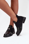 Botki Model Vinceza 58560 Black Lakier - Step in style Step in style