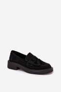 Mokasyny Model DA TW107 Black - Step in style Step in style