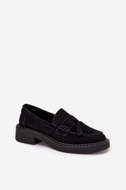 Mokasyny Model DA TW107 Black - Step in style Step in style