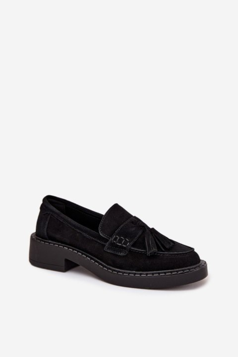 Mokasyny Model DA TW107 Black - Step in style Step in style Mokasyny Model DA TW107 Black - Step in style Step in style