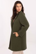 Płaszcz Damski Model IT-PL-FL8153.60 Khaki - Rue Paris Rue Paris