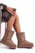 Śniegowce Model Abrams VL256 Dark Beige - Step in style Step in style