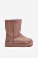 Śniegowce Model Abrams VL256 Dark Beige - Step in style Step in style