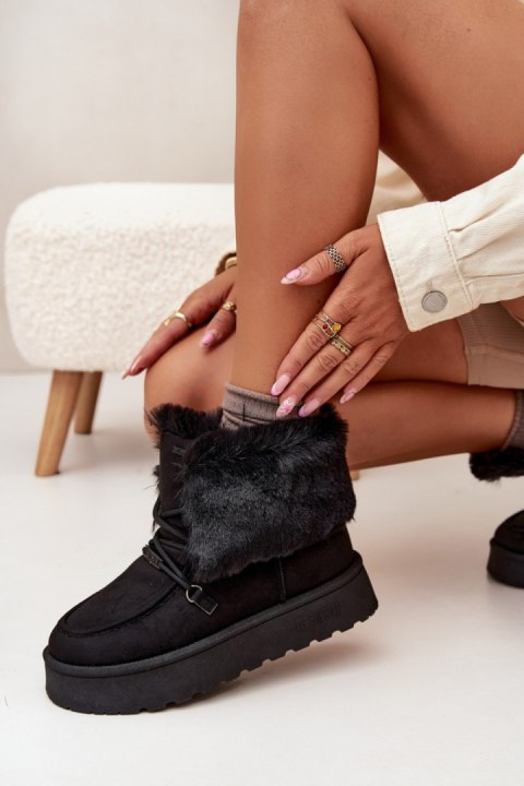 Śniegowce Model Big Star SS274113 Black - Step in style Step in style Śniegowce Model Big Star SS274113 Black - Step in style Step in style