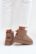 Śniegowce Model Celyra F-CH-05 Dark Beige - Step in style Step in style