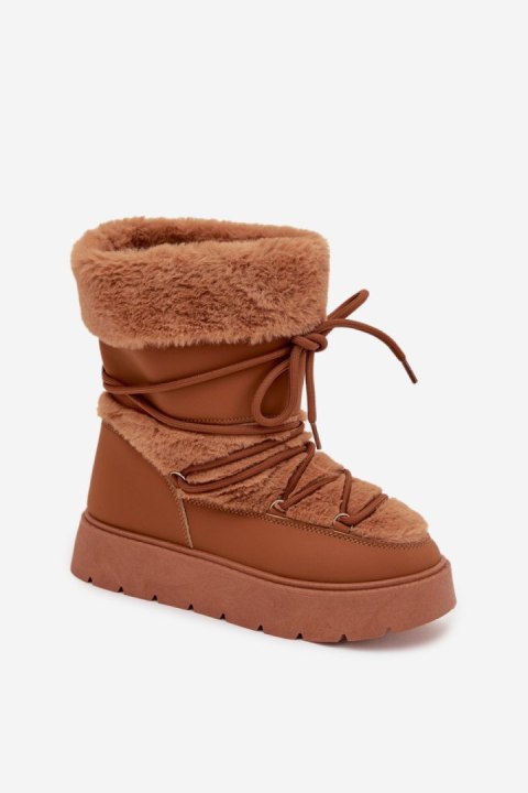 Śniegowce Model Marinna 6484 Camel - Step in style Step in style Śniegowce Model Marinna 6484 Camel - Step in style Step in style
