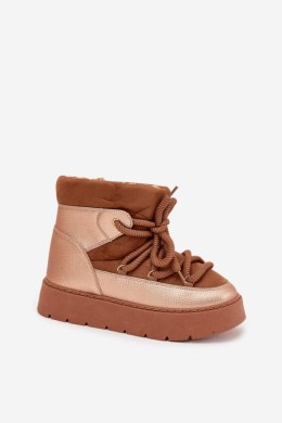 Śniegowce Model Xarina 6483 Camel - Step in style Step in style