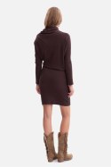 Sukienka Model B309 Gorzka Czekolada - BeWear BeWear