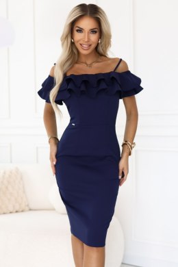Sukienka Model Carmen 599-3 Navy - Numoco Numoco