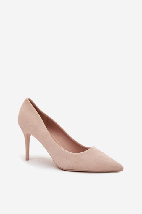 Szpilki Model Elvessa LE141P Beige - Step in style Step in style Szpilki Model Elvessa LE141P Beige - Step in style Step in style
