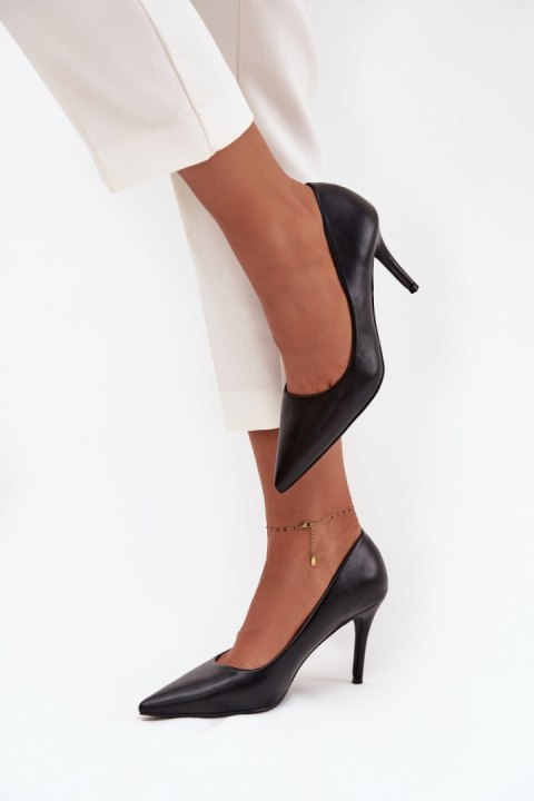 Szpilki Model Sivana LE140P Black - Step in style Step in style