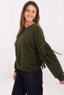 Bluza Damska Model IT-BL-21731.85 Khaki - Rue Paris Rue Paris