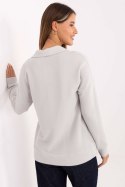 Bluzka Model LK-BZ-510126.00 Light Grey - Lakerta Lakerta